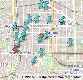 Mappa Via Archimede, 20129 Milano MI, Italia (0.5245)