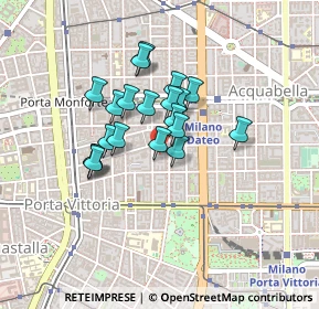 Mappa Via Archimede, 20129 Milano MI, Italia (0.309)