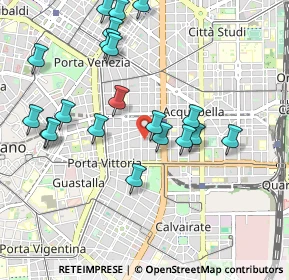 Mappa Via Archimede, 20129 Milano MI, Italia (1.0345)