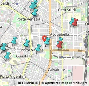 Mappa Via Archimede, 20129 Milano MI, Italia (1.21429)