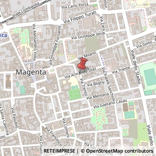 Mappa Via diaz armando, 20013 Magenta, Milano (Lombardia)