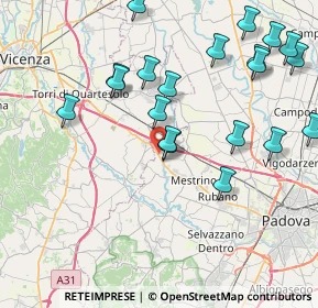 Mappa VIA IPPOLITO NIEVO, 35035 Mestrino PD, Italia (9.11)