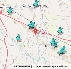 Mappa Mestrino Mestrino Provincia di Padova Italy, 35035 Mestrino PD, Italia (4.61364)