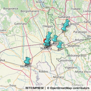 Mappa Corso Risorgimento, 28100 Novara NO, Italia (9.57636)