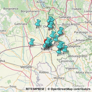 Mappa Corso Risorgimento, 28100 Novara NO, Italia (8.789)