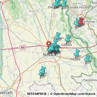 Mappa Corso Risorgimento, 28100 Novara NO, Italia (7.79)