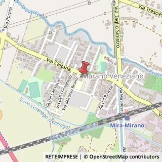 Mappa Via Caltana, 36, 30034 Mira, Venezia (Veneto)
