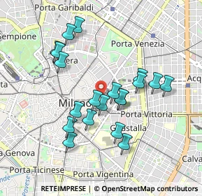 Mappa San Babila, 20121 Milano MI, Italia (0.836)