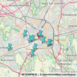 Mappa Corso Vittorio Emanuele II, 20121 Milano MI, Italia (3.52545)
