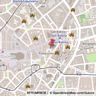 Mappa Largo Corsia dei Servi, 15, 20122 Milano, Milano (Lombardia)