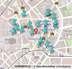 Mappa San Babila, 20121 Milano MI, Italia (0.225)