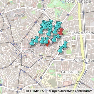 Mappa San Babila, 20121 Milano MI, Italia (0.311)