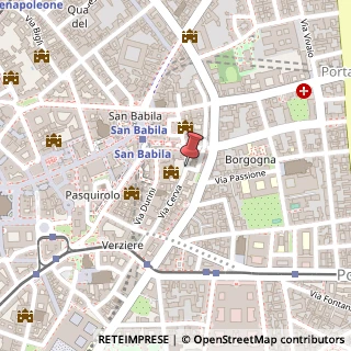 Mappa Via Cerva,  30, 20122 Milano, Milano (Lombardia)