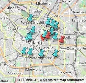 Mappa Via Cerva, 20121 Milano MI, Italia (1.33)