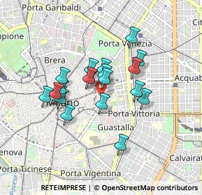 Mappa Via Cerva, 20121 Milano MI, Italia (0.685)