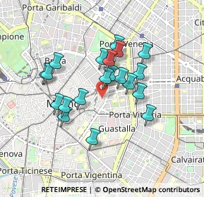 Mappa Via Cerva, 20121 Milano MI, Italia (0.735)