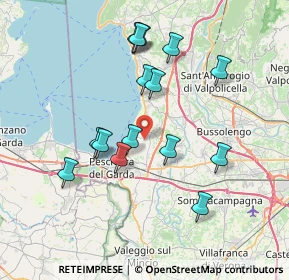 Mappa Via dei Vigneti, 37017 Lazise VR, Italia (7.07133)