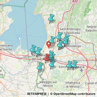 Mappa Via dei Vigneti, 37017 Lazise VR, Italia (6.08813)
