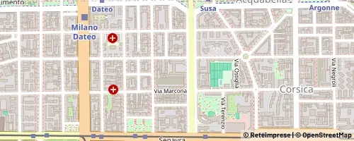 Mappa Milan