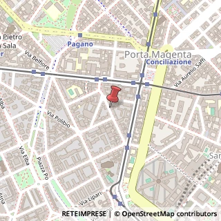 Mappa Via Bartolomeo Panizza, 12, 20144 Milano, Milano (Lombardia)