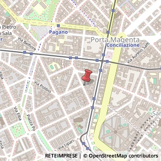 Mappa Via Bartolomeo Panizza, 8, 20144 Milano, Milano (Lombardia)
