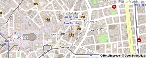 Mappa Milano