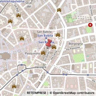 Mappa Galleria Strasburgo, 3, 20122 Milano, Milano (Lombardia)