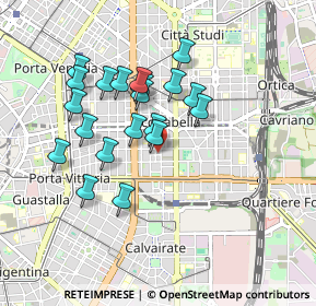 Mappa Via Serafino dell'Uomo, 20129 Milano MI, Italia (0.7865)