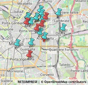 Mappa Via Serafino dell'Uomo, 20129 Milano MI, Italia (1.796)