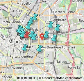 Mappa Via Serafino dell'Uomo, 20129 Milano MI, Italia (1.63842)