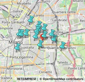 Mappa Via Serafino dell'Uomo, 20129 Milano MI, Italia (1.27733)