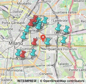 Mappa Via Serafino dell'Uomo, 20129 Milano MI, Italia (1.61211)