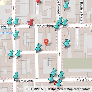 Mappa Via Serafino dell'Uomo, 20129 Milano MI, Italia (0.09286)