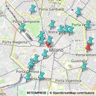 Mappa Sala Stampa Nazionale, 20123 Milano MI, Italia (1.212)