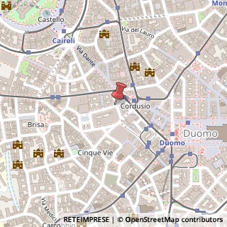 Mappa Via s. maria segreta 2, 20123 Milano, Milano (Lombardia)