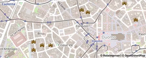 Mappa Milano