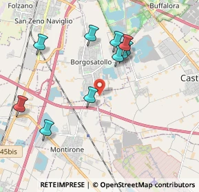 Mappa Via Colombera, 25010 Borgosatollo BS, Italia (2.19)