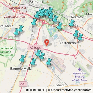 Mappa Via Colombera, 25010 Borgosatollo BS, Italia (4.857)