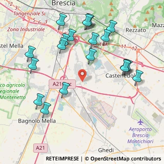 Mappa Via Colombera, 25010 Borgosatollo BS, Italia (4.677)