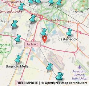 Mappa Via Colombera, 25010 Borgosatollo BS, Italia (5.951)