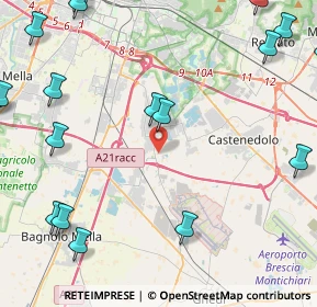 Mappa Via Colombera, 25010 Borgosatollo BS, Italia (6.772)