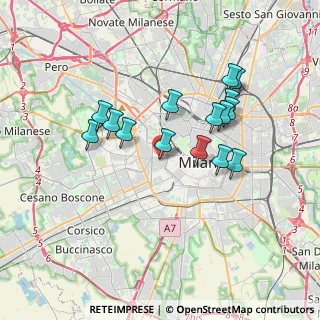 Mappa Via Paolo Giovio, 20149 Milano MI, Italia (3.21267)