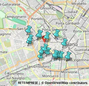 Mappa Via Paolo Giovio, 20149 Milano MI, Italia (1.43833)