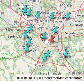 Mappa Via Paolo Giovio, 20149 Milano MI, Italia (7.248)