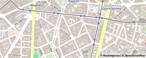 Mappa Mailand