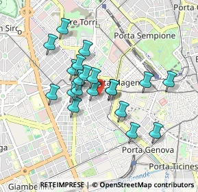 Mappa Via Paolo Giovio, 20149 Milano MI, Italia (0.719)