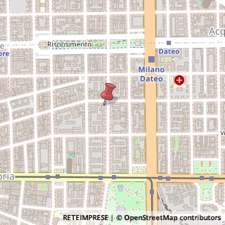 Mappa Via Fratelli Bronzetti, 20, 20129 Milano, Milano (Lombardia)
