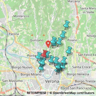 Mappa Via delle Agostiniane, 37127 Verona VR, Italia (1.7045)