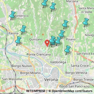 Mappa Via delle Agostiniane, 37127 Verona VR, Italia (2.2625)