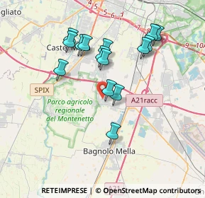 Mappa Via Piemonte, 25020 Poncarale BS, Italia (3.43467)